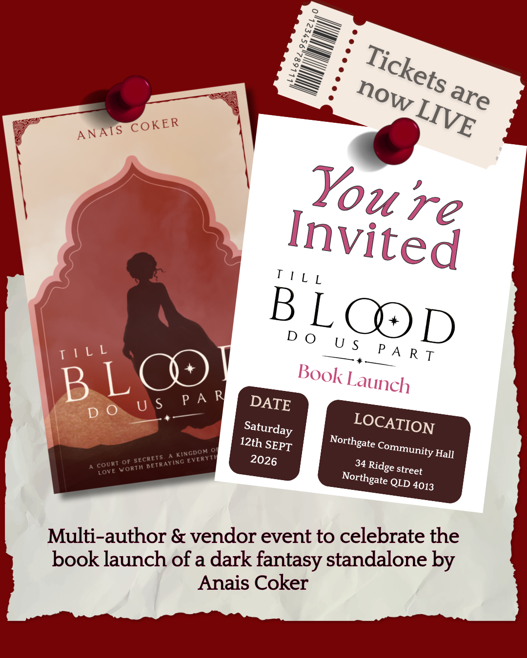 FM&GH Event Pre-Order for Till Blood Do Us Part
