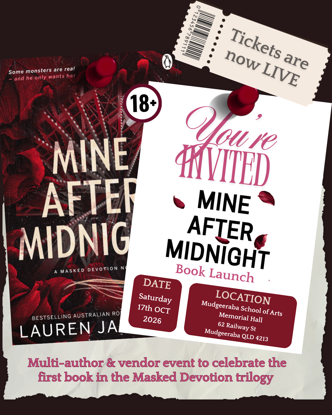 FM&GH Event Pre-Order for Mine After Midnight